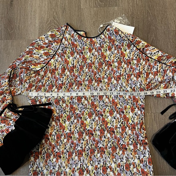 Tory Burch Pleated Ruffle Blouse - Picture 6 of 15